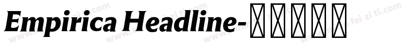 Empirica Headline字体转换